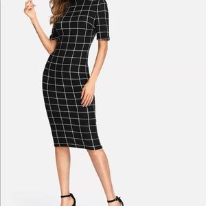 Body con art deco dress